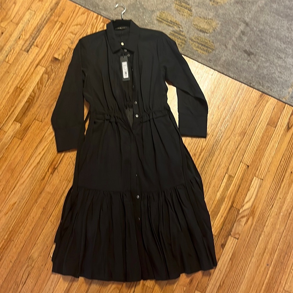 Black size small Kobi Halperin knee length black dress. NWT